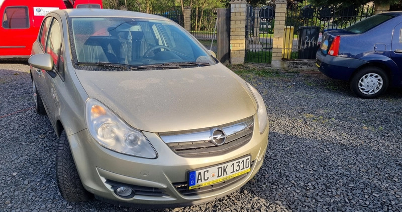 Opel Corsa cena 12800 przebieg: 120300, rok produkcji 2009 z Dąbrowa Tarnowska małe 106